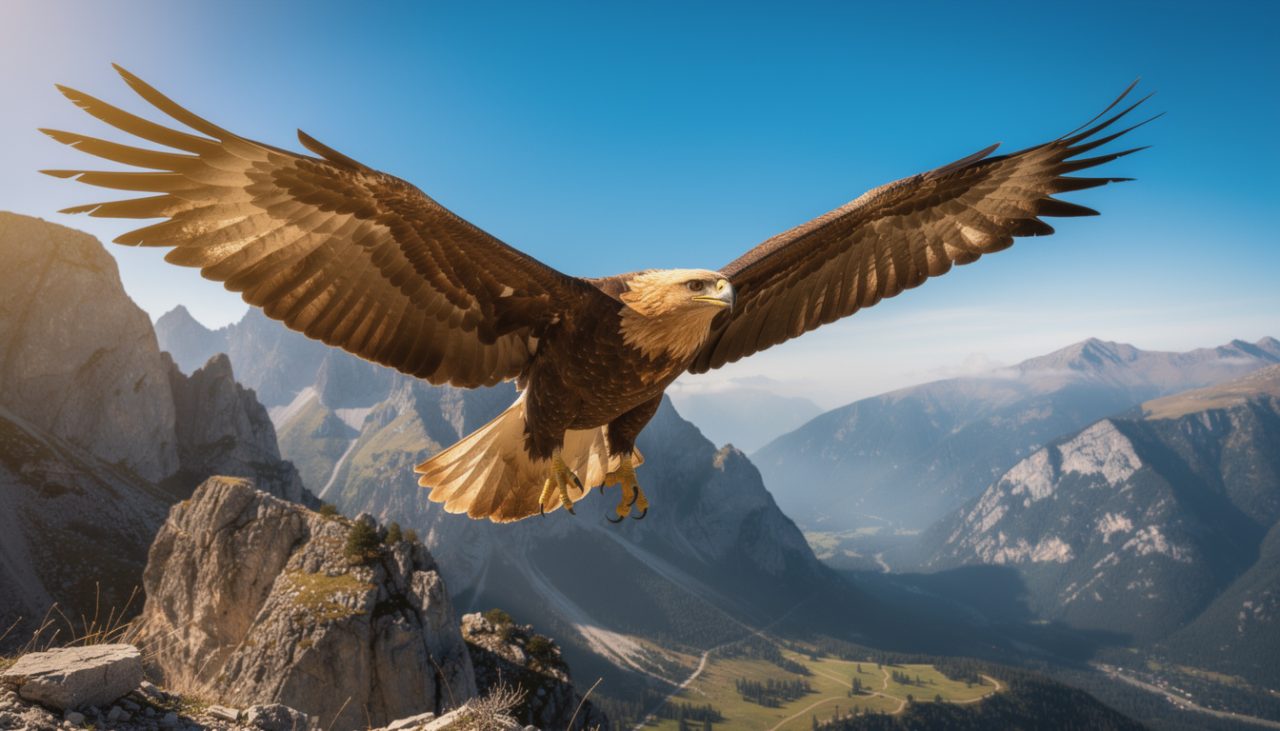 découvrez la vitesse impressionnante du vol de l’aigle royal, un majestueux rapace aux performances aériennes exceptionnelles.