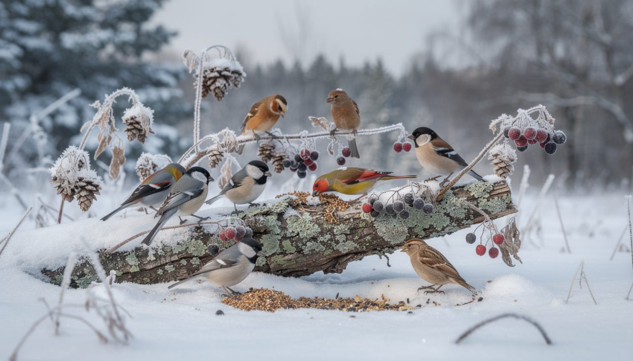 découvrez ce que mangent les oiseaux en hiver pour survivre aux températures froides et comment les aider à se nourrir pendant cette saison difficile.
